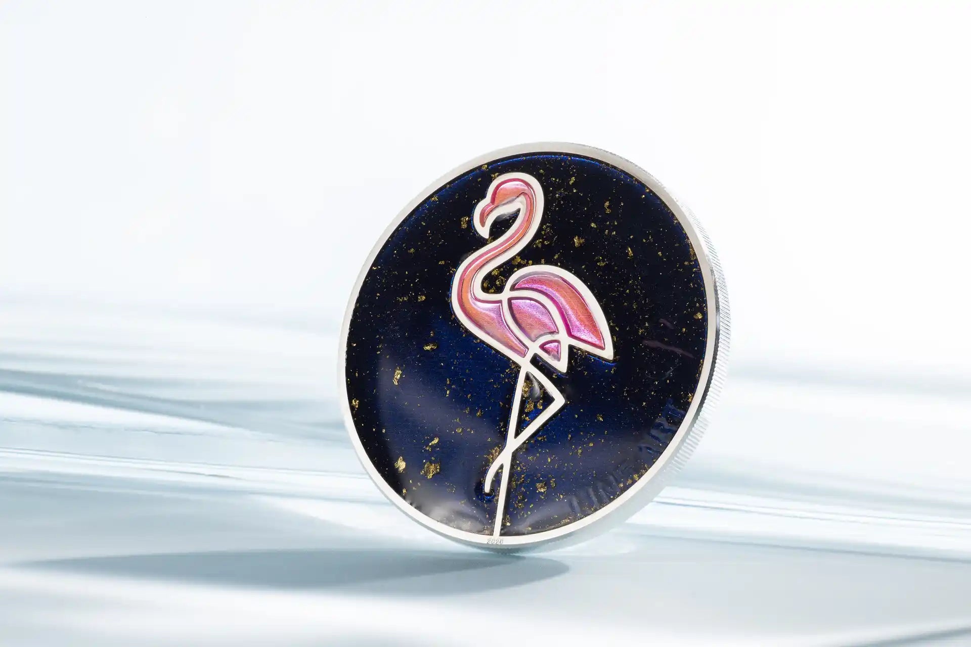Cook Islands - Line Art - Flamingo - 1 oz
