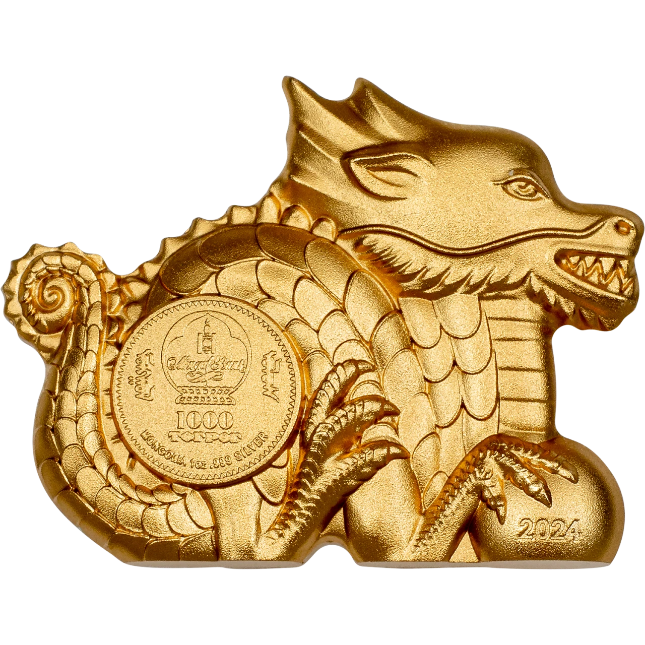 Great Dragon Gilded - Lunar Collection - 1 oz