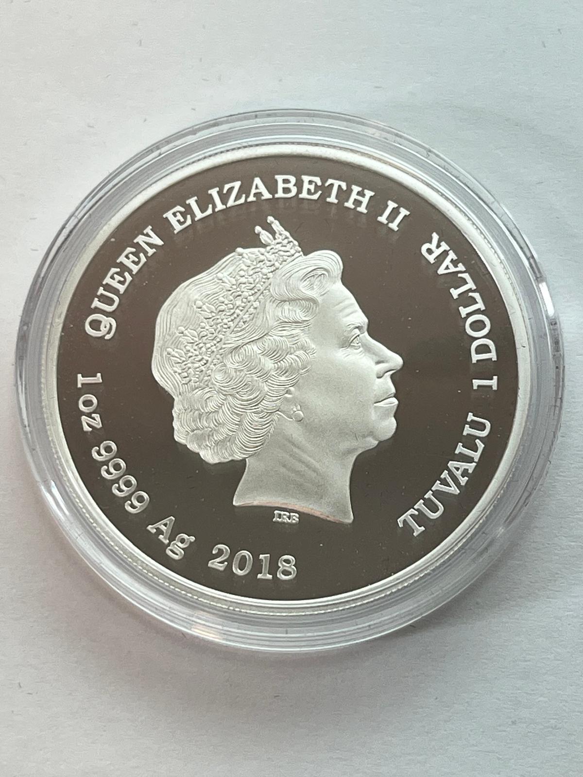 Tuvalu - Good Fortune - Lunar Dog 2 coin set - 2 oz