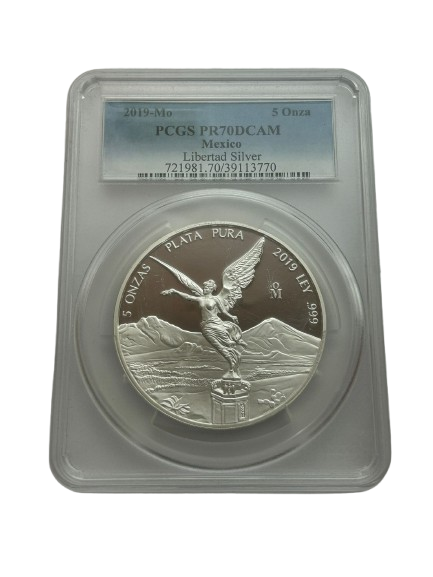 Mexico - Libertad Silver - PCGS PR 70 DCAM - 5 oz