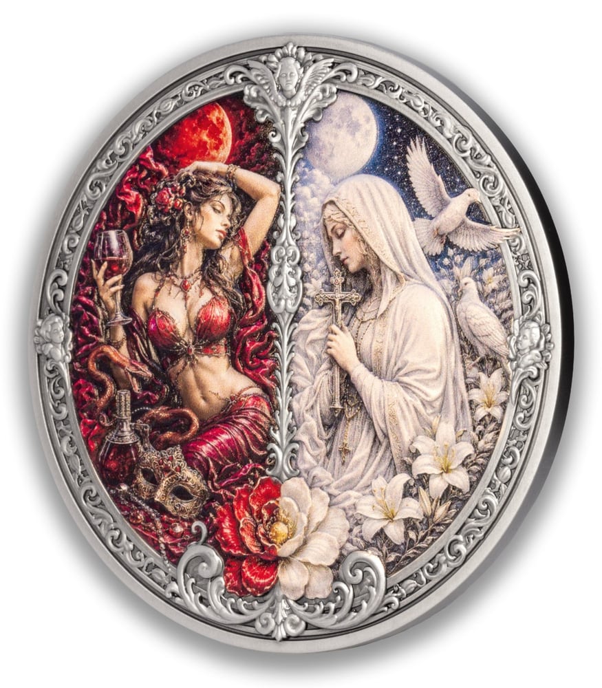 Niue - Seven Sins & Virtues - Lust vs Chastity