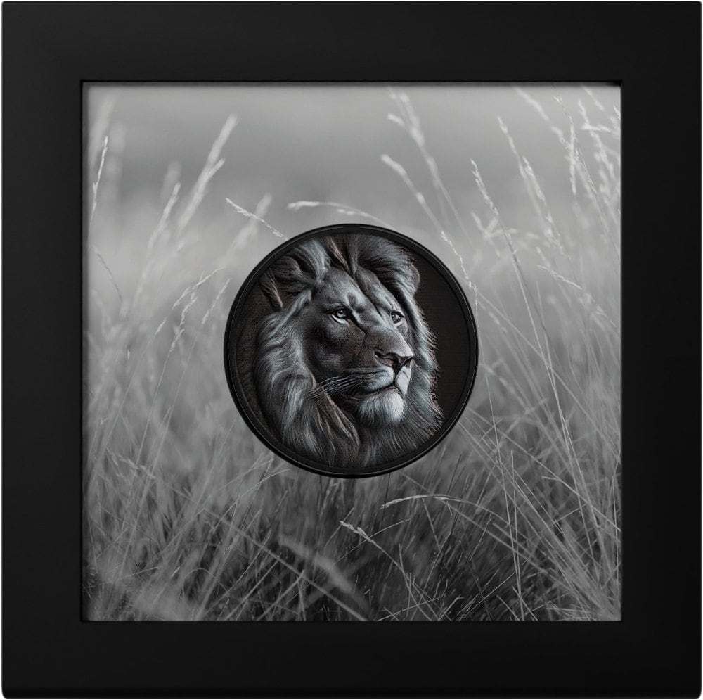 Cook Islands - Black and White – Lion