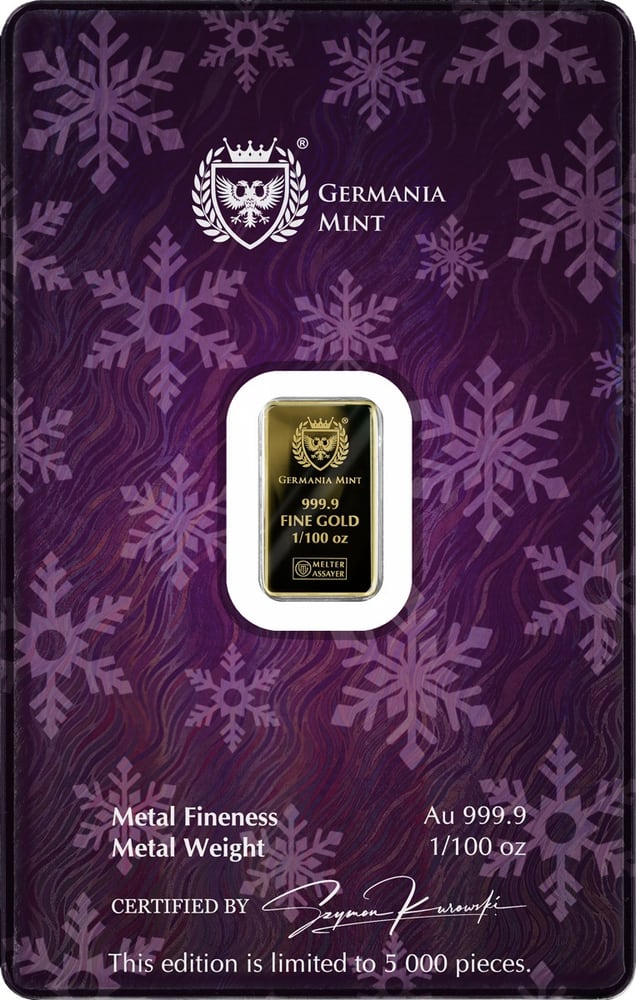 Germania Mint - Gingerbread Man - Gold