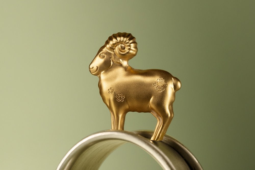 Mongolia - Lunar Year Collection – Fluffy Gilded Sheep