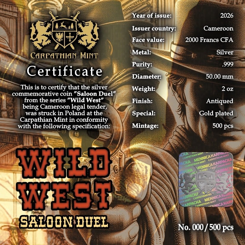 Cameroon - Wild West – Saloon Duel