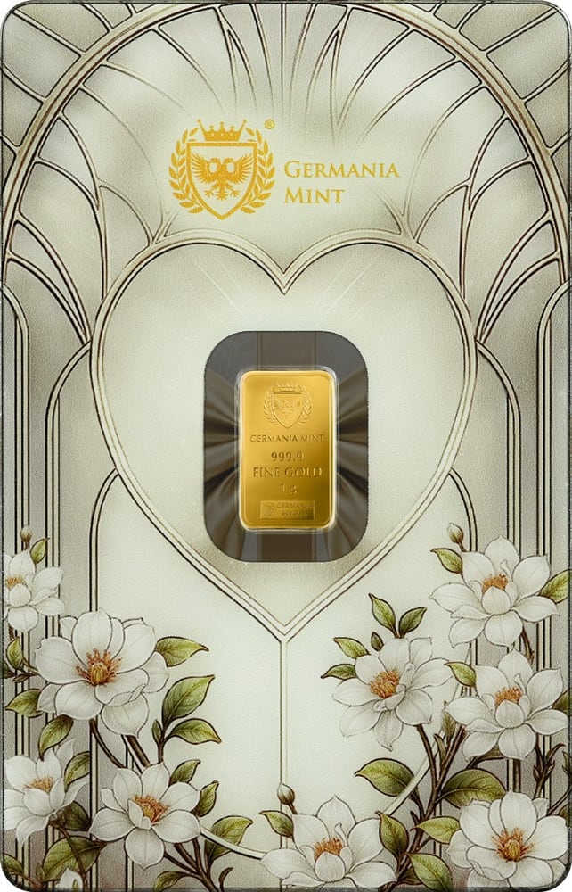 Germania Mint - Gold Bar - Best Wishes