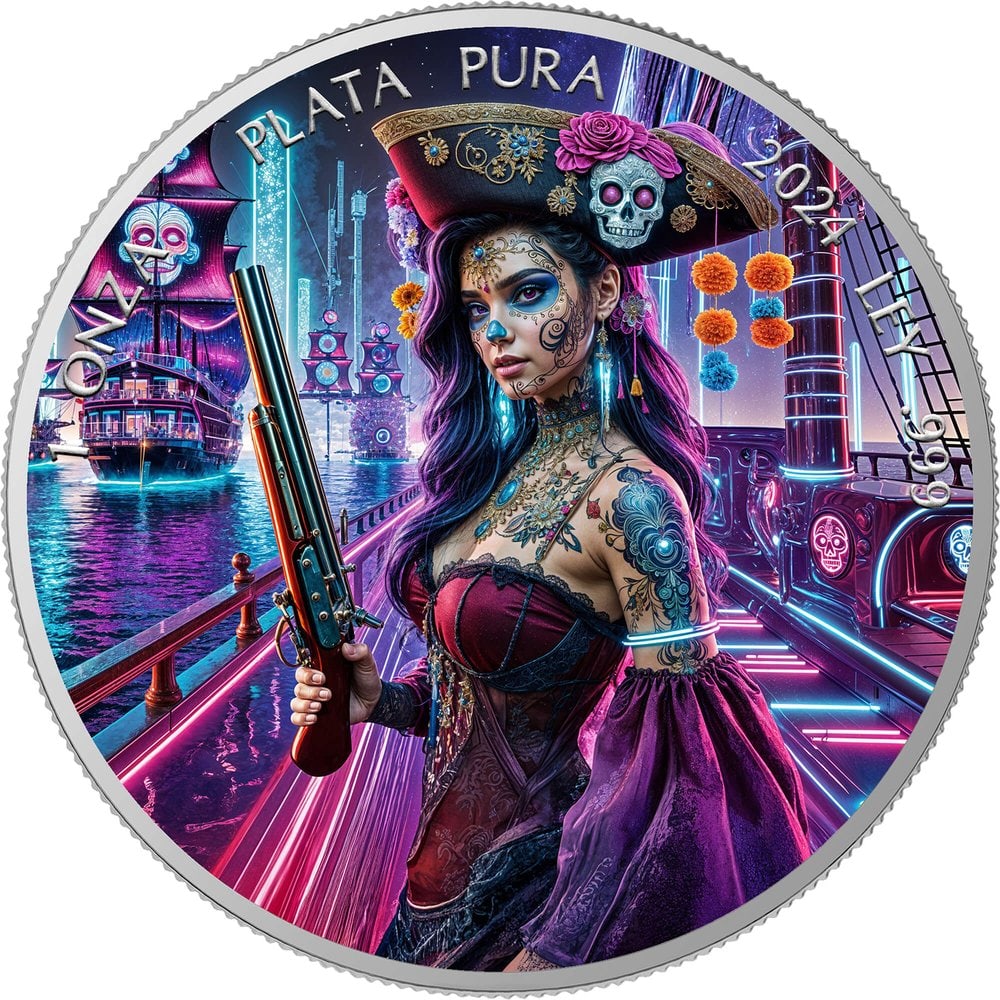 Mexico - Dia de los Muertos – Cyberpunk Pirate