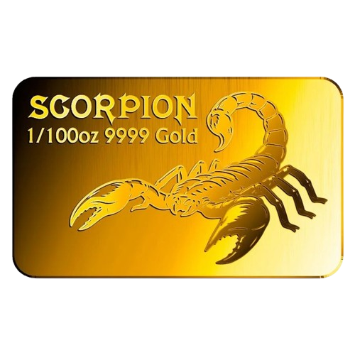 Scorpion - 9999 Fine Gold Bar