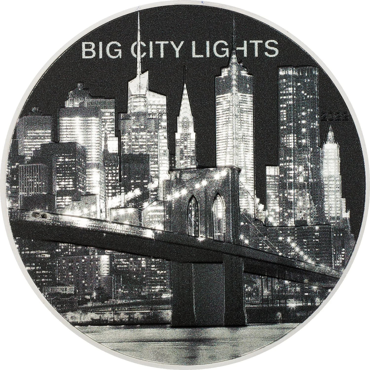Cook Islands - Big City Lights 2024 – San Francisco – Silver - 1 oz