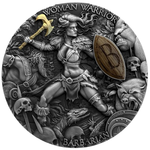 Niue - Woman Warrior - Barbarian