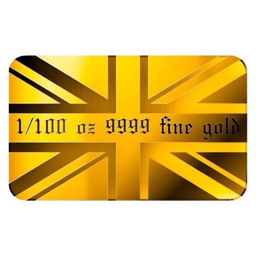 UK Flag - 9999 Fine Gold Bar