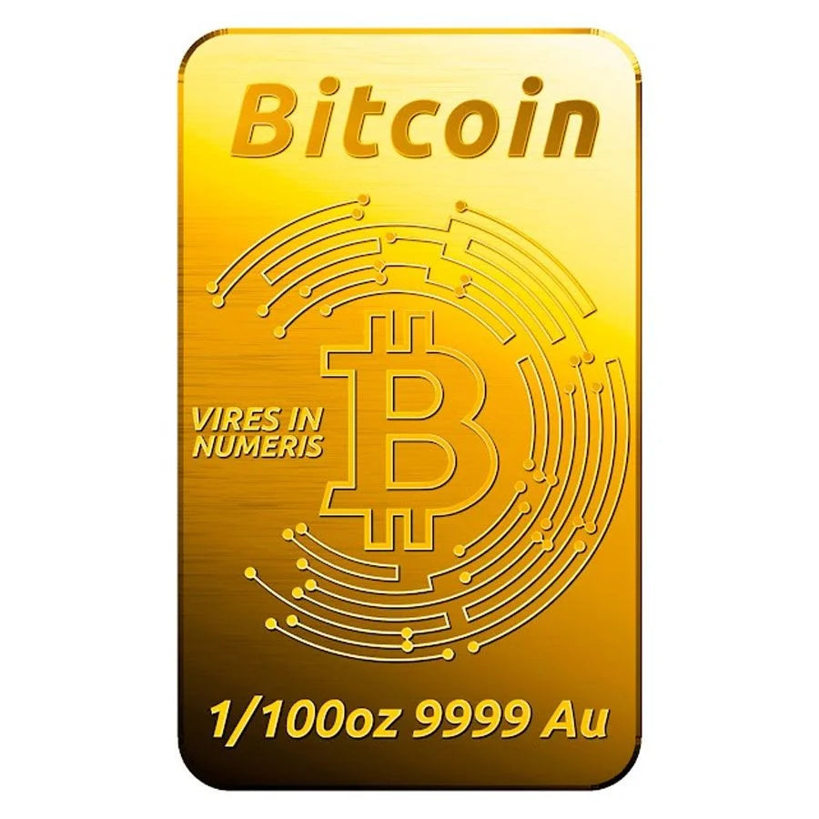 Bitcoin - 9999 Fine Gold Bar