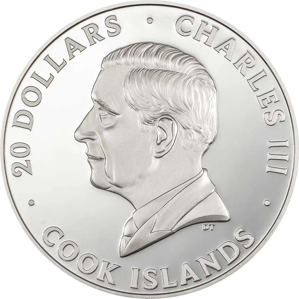 Cook Islands - Silver Burst 2024 – Eagle - 3 oz