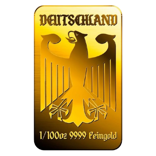 German Eagle Flag - 9999 Fine Gold Bar