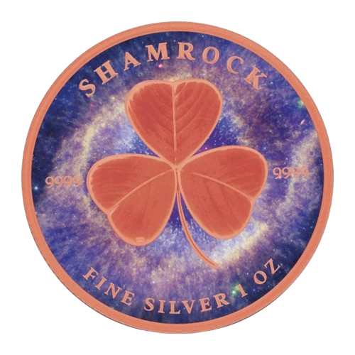 Niue - Shamrock Galaxy Via Lactea Rose Gold