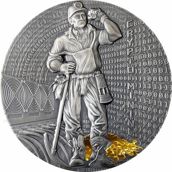 Crypto Mining Antique Finish 50g