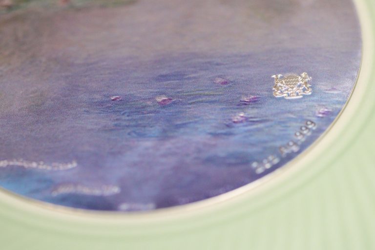 Chad - Water Lilies 1907 By Claude Monet Celadon Porcelain - 2 oz