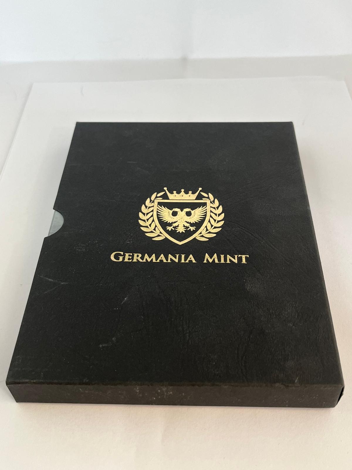 The Allegories Britannia &amp; Germania Red/Silver 2 oz
