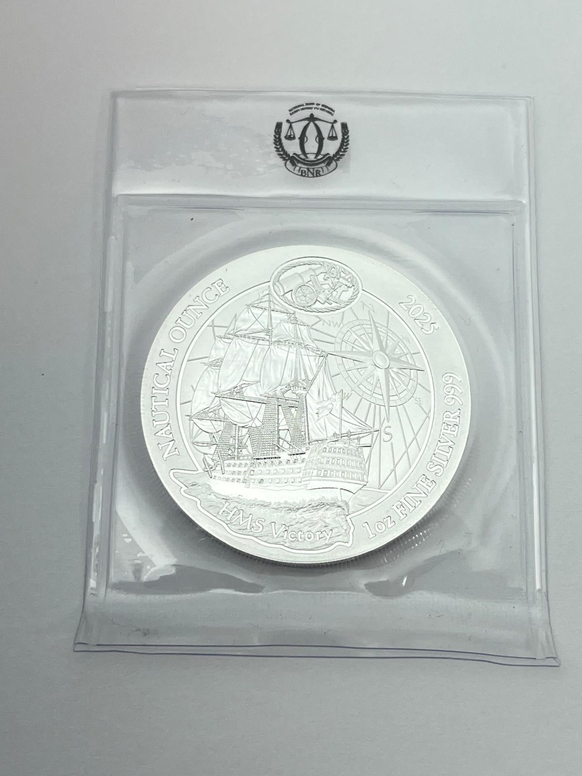 50 Amafranga Serie – Nautical Ounce Komplett Samling 2017–2024 – 9 x 1 oz Silver