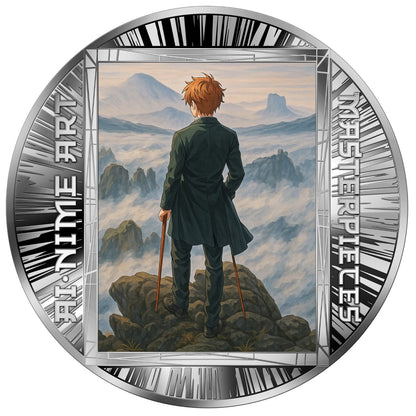 Wanderer Above the Sea of ​​Fog – AI•NIME Art series 1/2 oz
