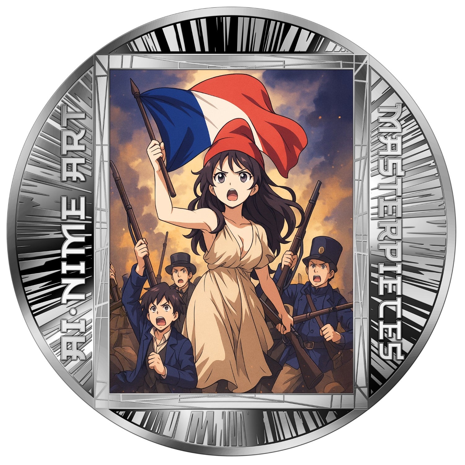 Liberty Leading the People - AI•NIME Art series 1/2 oz