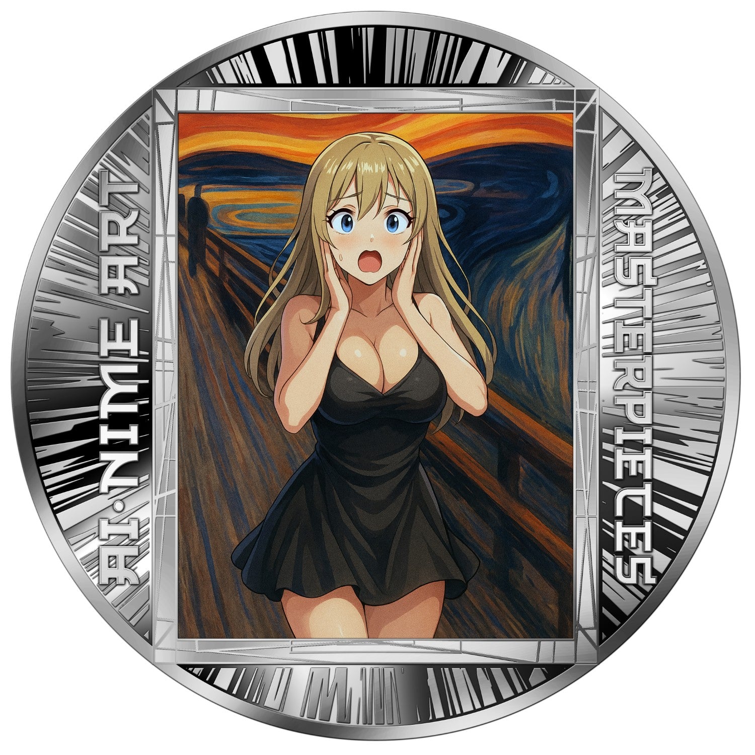 The Scream – AI•NIME Art series 1/2 oz