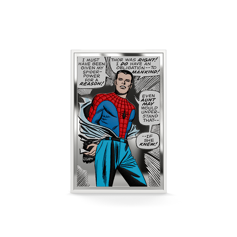 Niue - Marvel - Spider-Man Iconic Moments - The Power, The Duty, The Choice - 1 oz