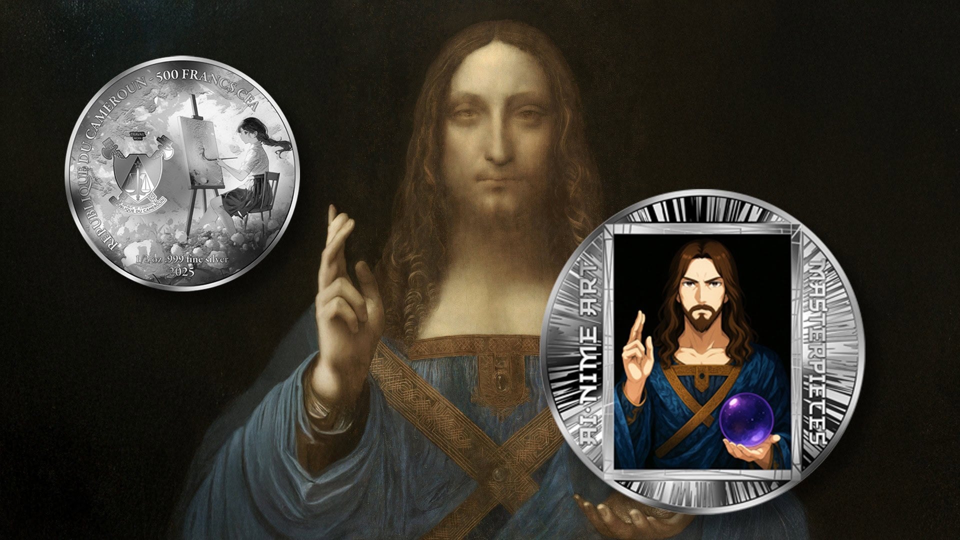 Cameroon – AI•NIME Art -  Salvator Mundi