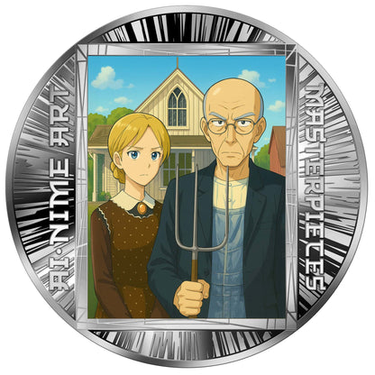 Cameroon – AI•NIME Art -  American Gothic