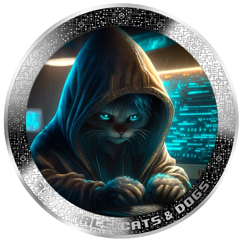 Cameroon – AI•NIMALS - Hacker Cat