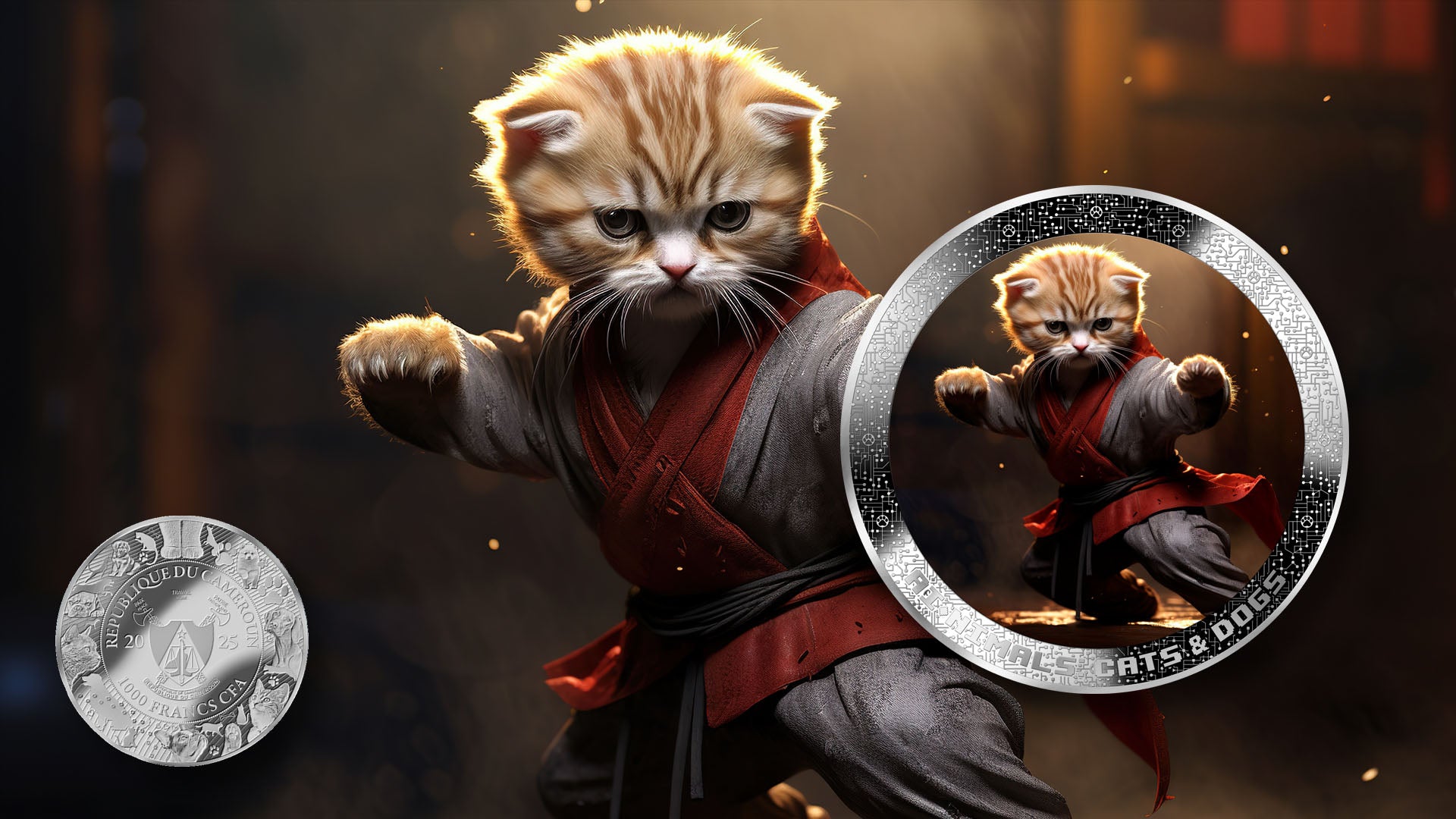 Cameroon – AI•NIMALS - Kung Fu Cat