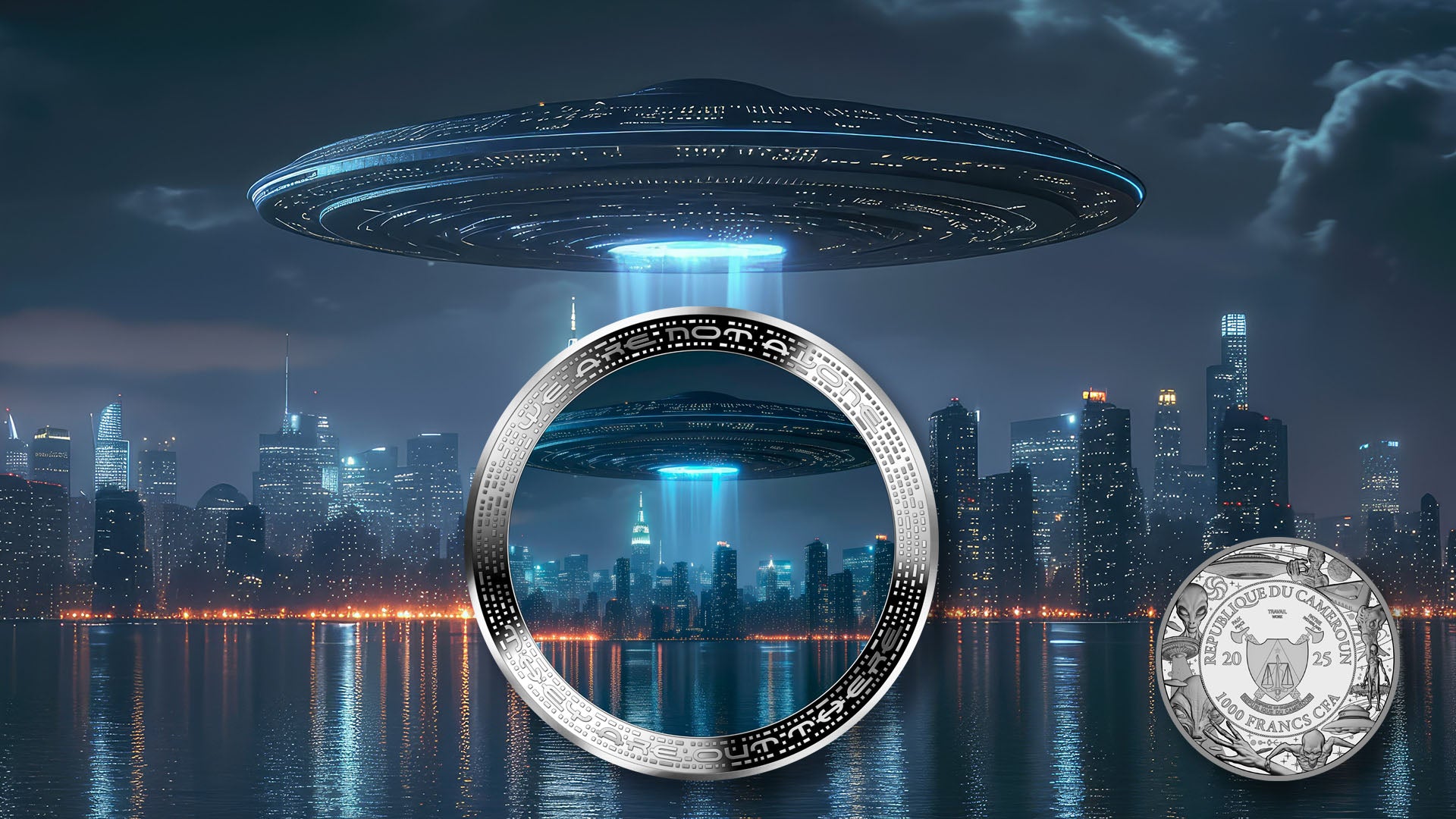 Cameroon – We are not alone – UFO above city