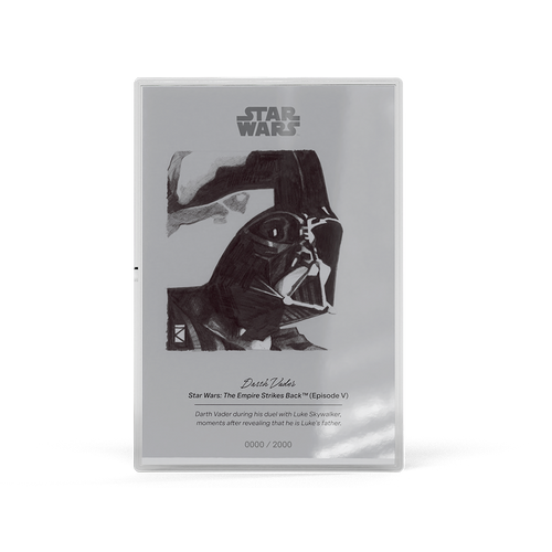 Niue - STAR WARS - SKETCH SERIES - Darth Vader Foil