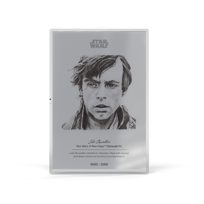 Niue - STAR WARS - SKETCH SERIES - Luke Skywalker Foil