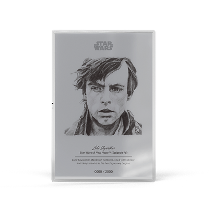 Niue - STAR WARS - SKETCH SERIES - Luke Skywalker Foil