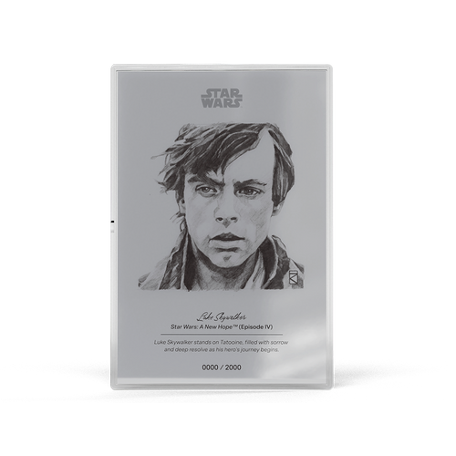 Niue - STAR WARS - SKETCH SERIES - Luke Skywalker Foil
