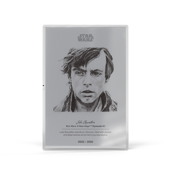 Niue - STAR WARS - SKETCH SERIES - Luke Skywalker Foil