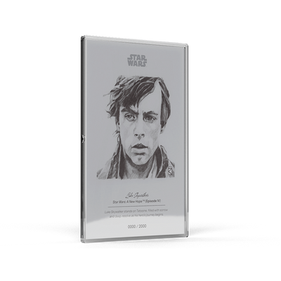 Niue - STAR WARS - SKETCH SERIES - Luke Skywalker Folie