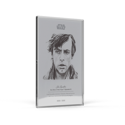 Niue - STAR WARS - SKETCH SERIES - Luke Skywalker Foil