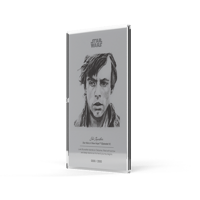 Niue - STAR WARS - SKETCH SERIES - Luke Skywalker Folie