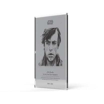 Niue - STAR WARS - SKETCH SERIES - Luke Skywalker Foil