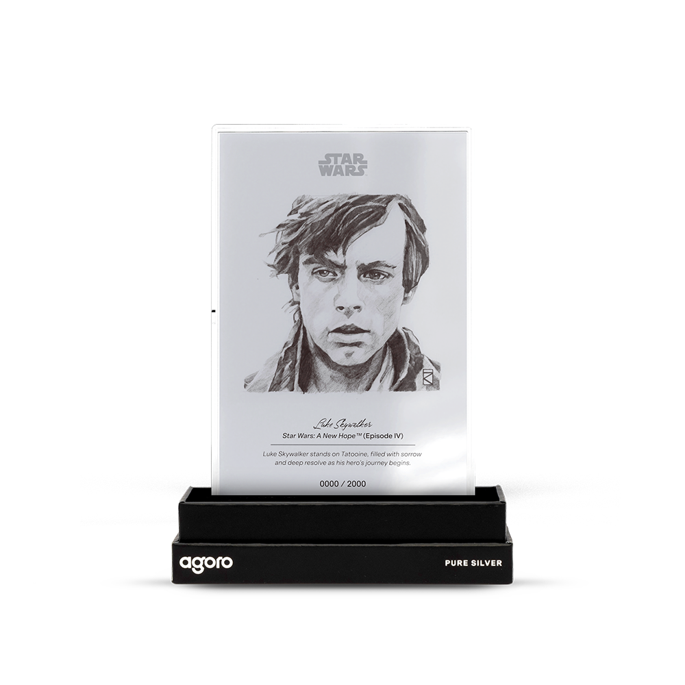Niue - STAR WARS - SKETCH SERIES - Luke Skywalker Foil
