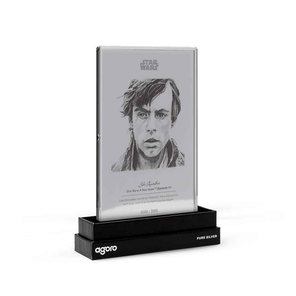 Niue - STAR WARS - SKETCH SERIES - Luke Skywalker Foil
