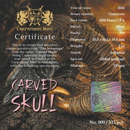 Cameroon - Carved Skull: The Sovereign