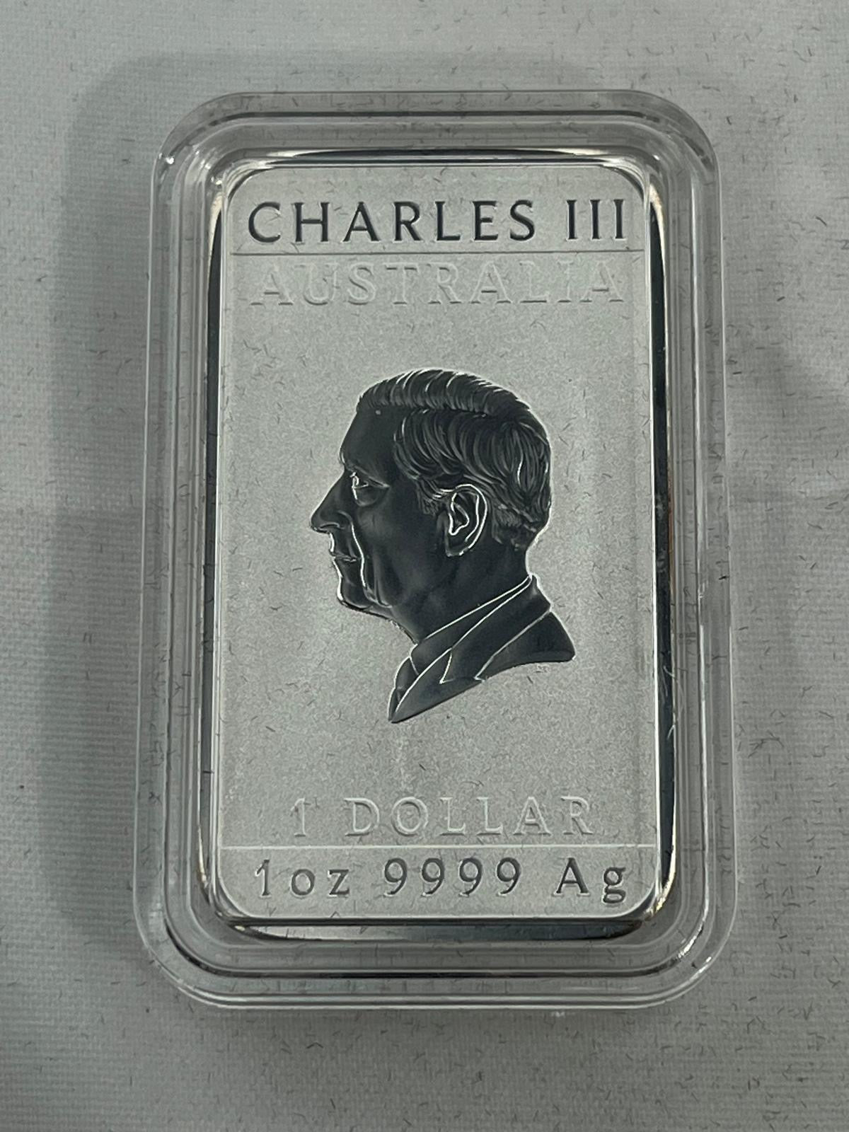Silver bars Rectangular Dragons 8 x 1 oz