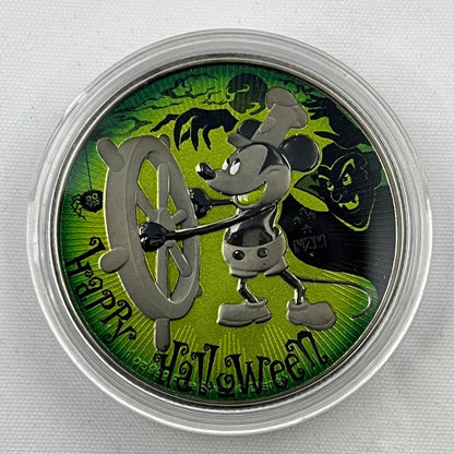 Mickey Mouse Steamboat Willie Halloween Green 1 oz