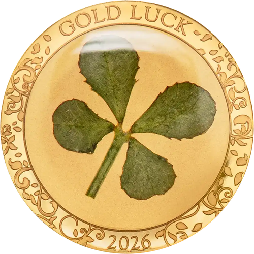 Cook Islands - Four Leaf Clover - Gold Luck
