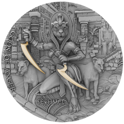 Niue – Gods of Anger Sekhmet 2 oz