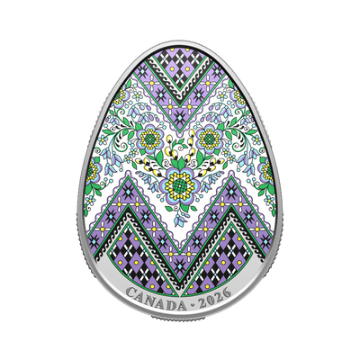 Canada - 2026 Fine Silver Coin - Pysanka