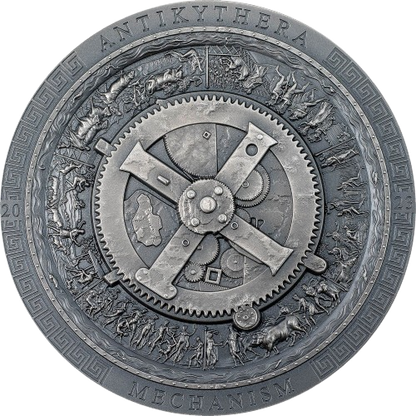 Cook Islands - Antikythera Mechanism Antiqued – Archeology & Symbolism - 3 oz